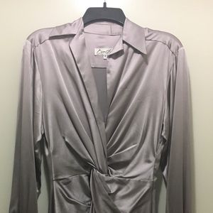 Byron Lars 90's Vintage Silk Knot Dress Size 8